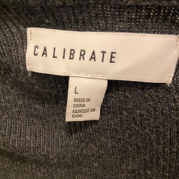 Calibrate Mock Neck Zip Up Cardigan - Picture 7 of 7